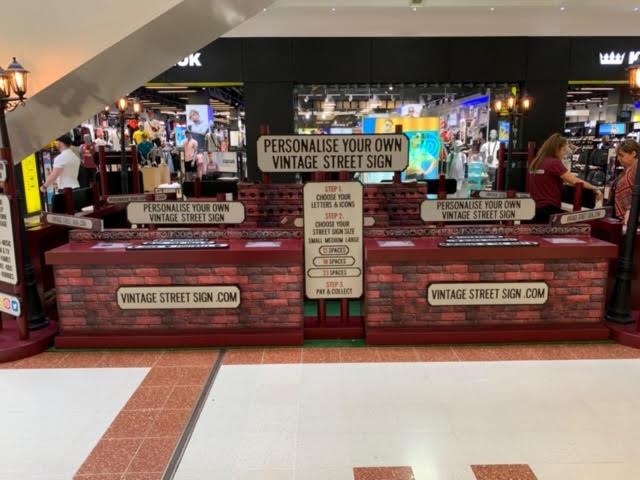 vintage street sign bluewater 15